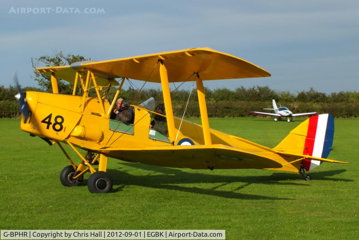 G-BPHR, 1940 De Havilland Australia DH-82A Tiger Moth C/N DHA45, at the LAA Rally 2012, Sywell