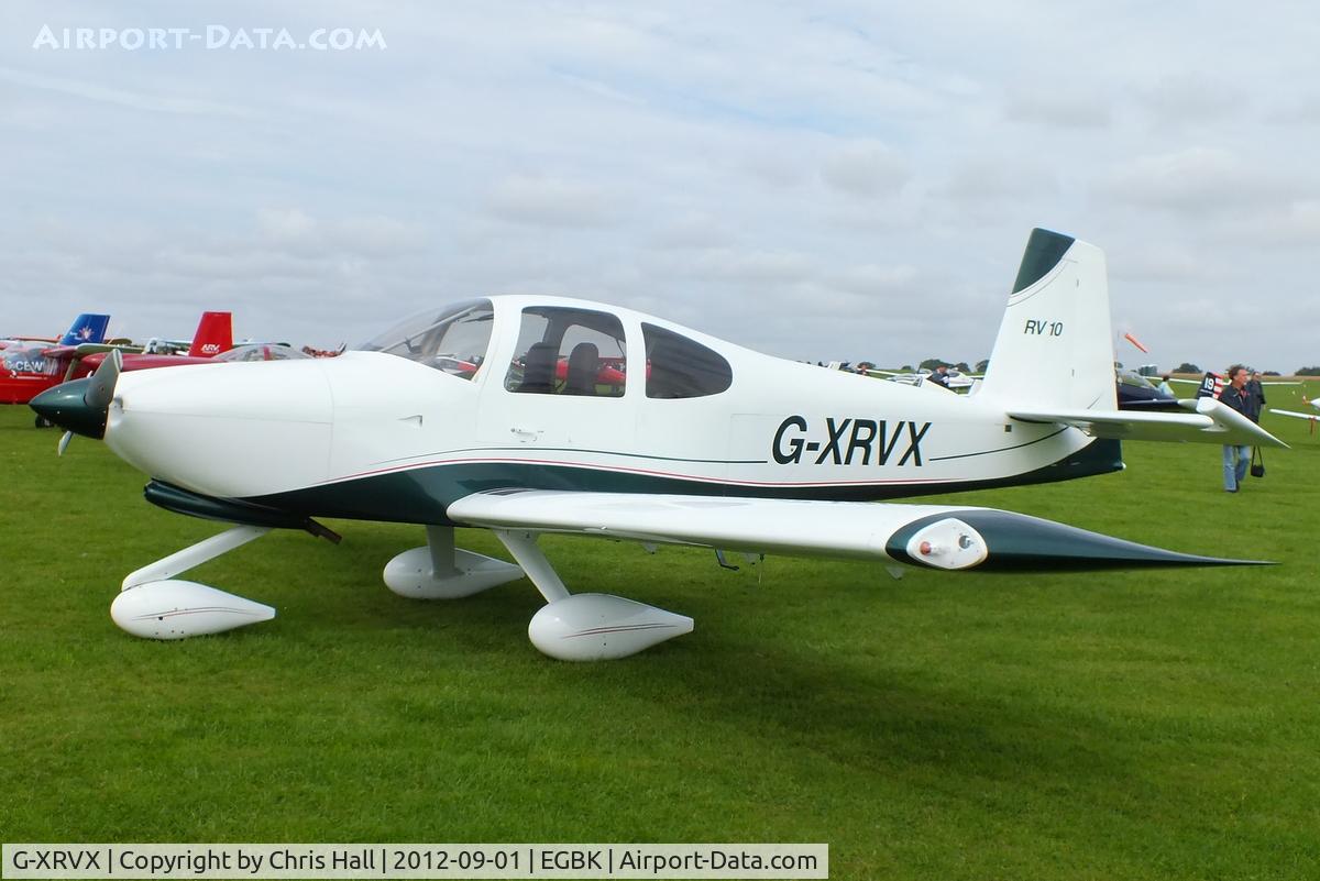 G-XRVX, 2006 Van's RV-10 C/N PFA 339-14592, at the LAA Rally 2012, Sywell