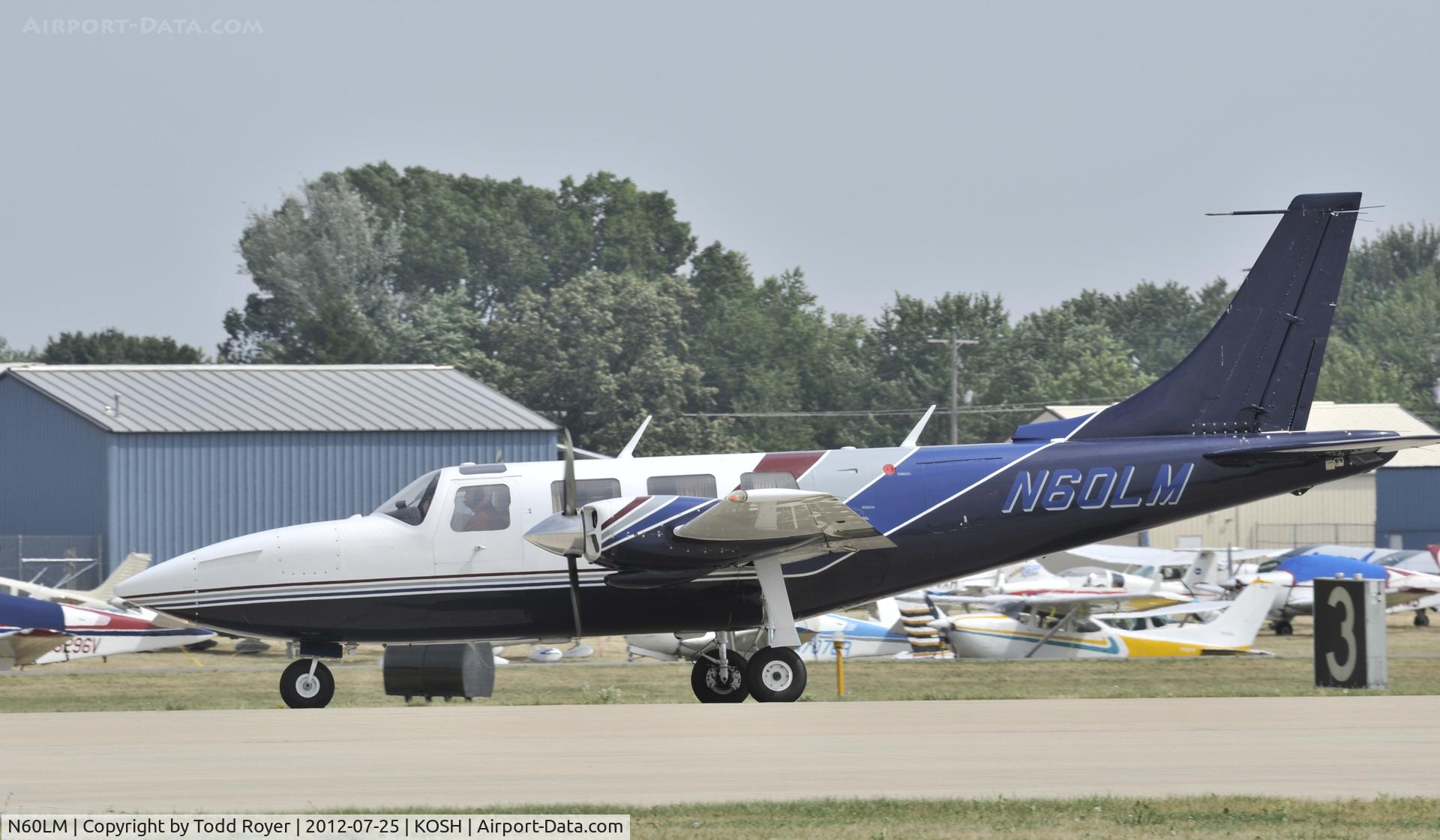 N60LM, 1979 Piper Aerostar 601P C/N 61P06197963280, Airventure 2012