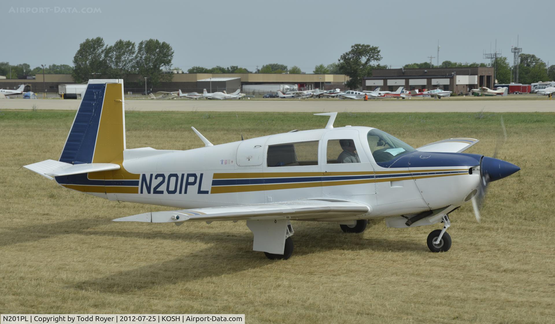N201PL, 1977 Mooney M20J 201 C/N 24-0284, Airventure 2012