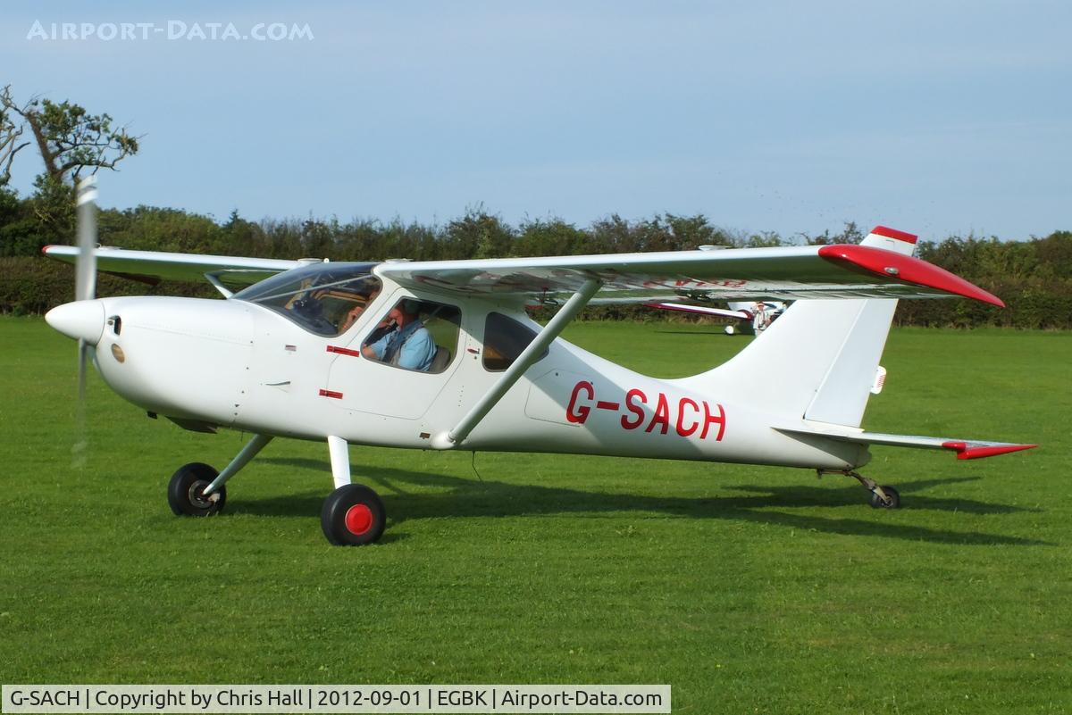 G-SACH, 2002 Stoddard-Hamilton Glastar C/N PFA 295-13088, at the LAA Rally 2012, Sywell