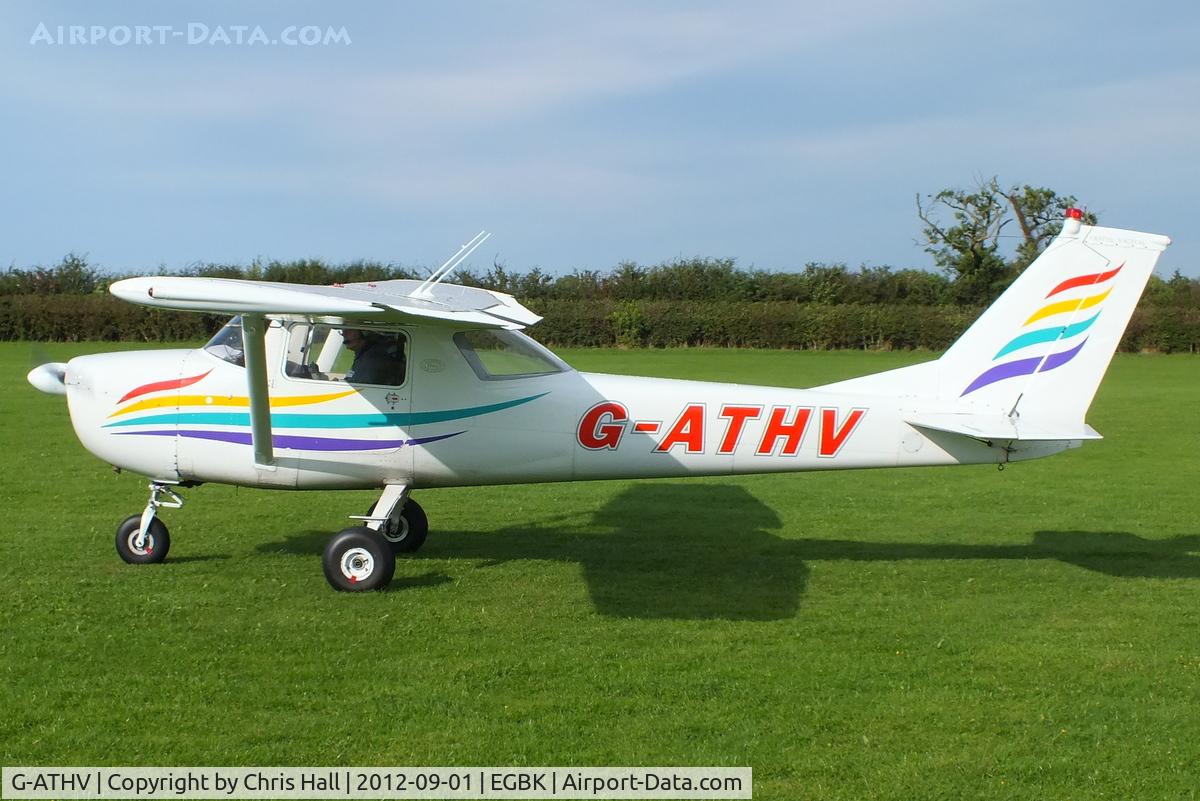 G-ATHV, 1966 Cessna 150F C/N 150-62019, at the LAA Rally 2012, Sywell