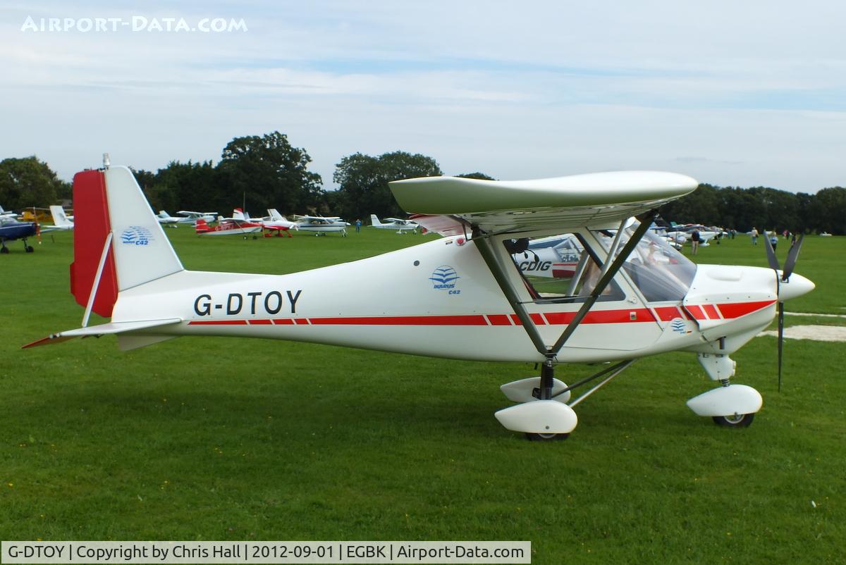 G-DTOY, 2003 Comco Ikarus C42 FB100 C/N 0309-6570, at the LAA Rally 2012, Sywell