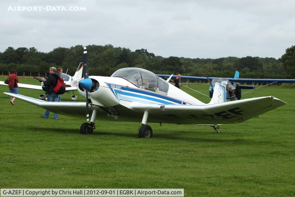 G-AZEF, 1966 Wassmer (Jodel) D-120 Paris-Nice C/N 321, at the LAA Rally 2012, Sywell