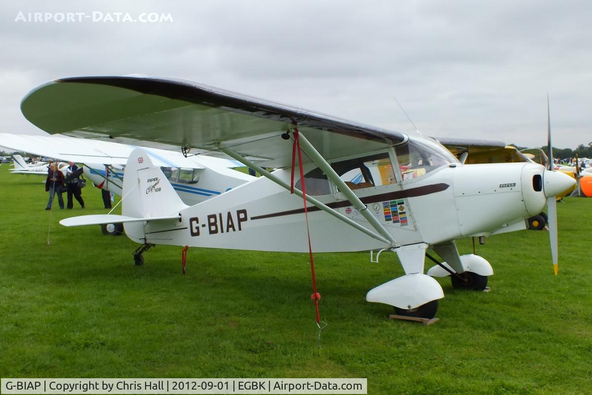 G-BIAP, 1950 Piper PA-16 Clipper Clipper C/N 16-732, at the LAA Rally 2012, Sywell