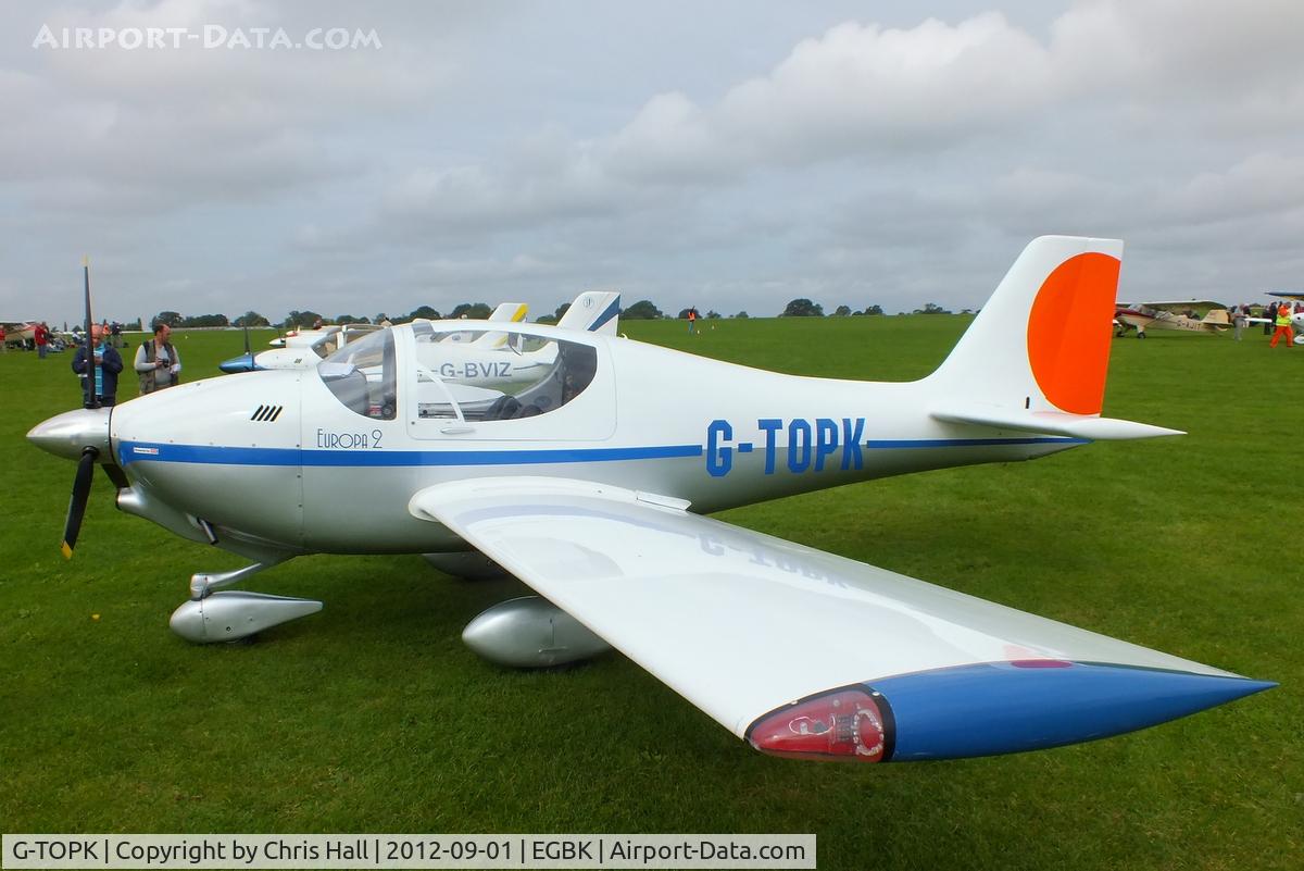 G-TOPK, 2004 Europa XS Tri-Gear C/N PFA 247-14193, at the LAA Rally 2012, Sywell