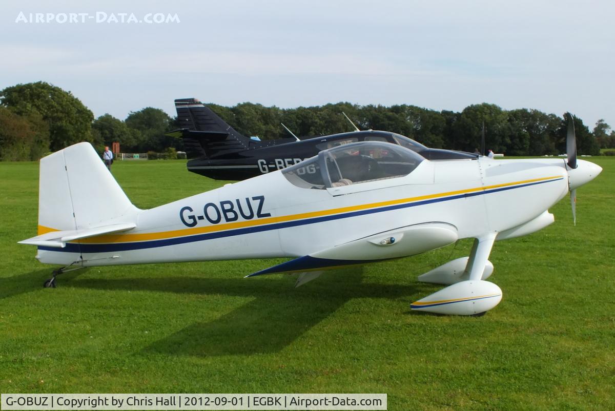G-OBUZ, 1991 Vans RV-6 C/N 20410, at the LAA Rally 2012, Sywell