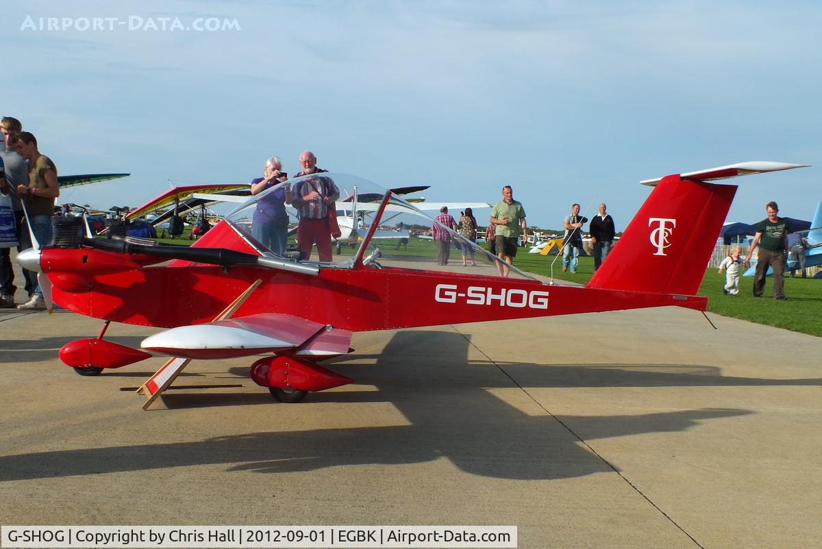 G-SHOG, 1984 Colomban MC-15 Cri-Cri (Cricket) C/N 001, at the LAA Rally 2012, Sywell