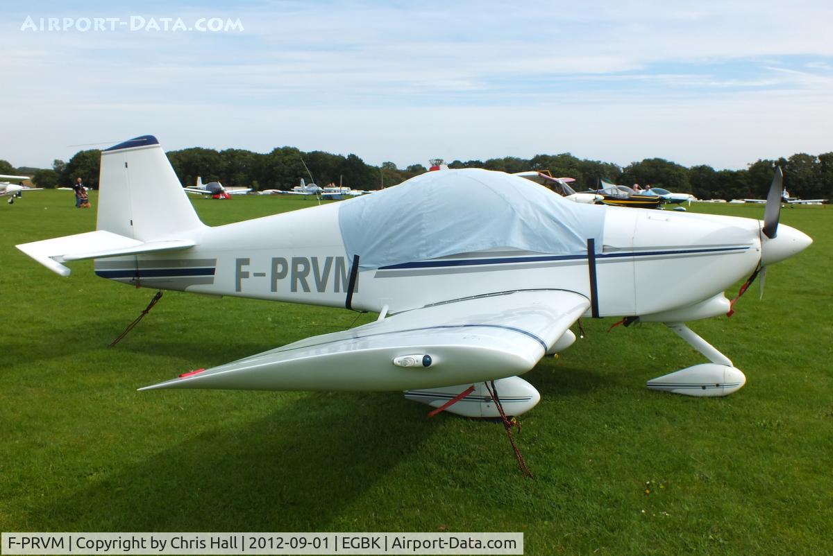 F-PRVM, 1999 Vans RV-6A C/N 24431, at the LAA Rally 2012, Sywell