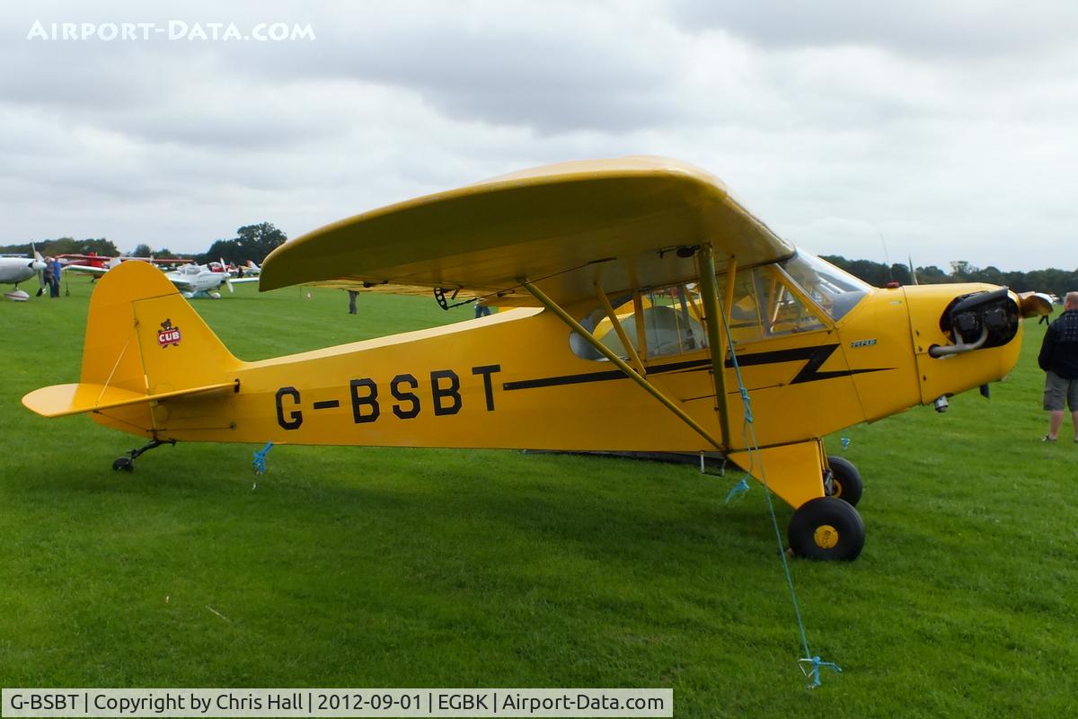 G-BSBT, 1946 Piper J3C-65 Cub Cub C/N 17712, at the LAA Rally 2012, Sywell