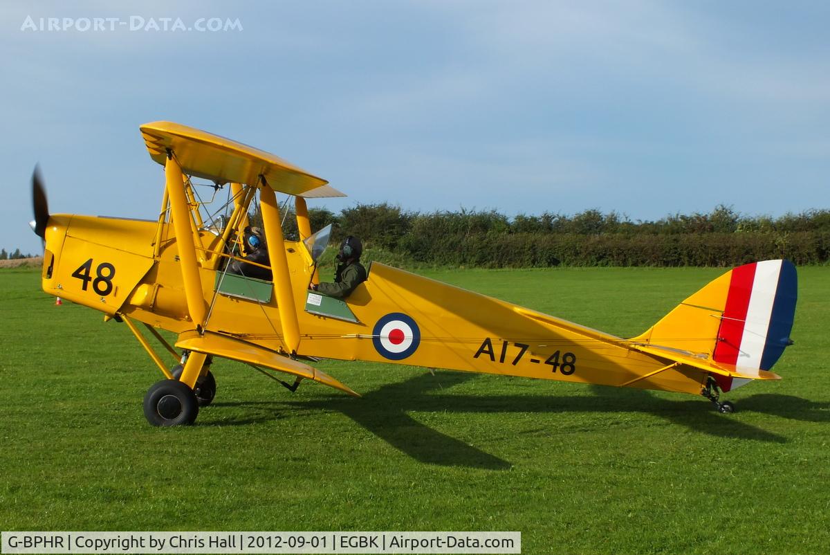G-BPHR, 1940 De Havilland Australia DH-82A Tiger Moth C/N DHA45, at the LAA Rally 2012, Sywell