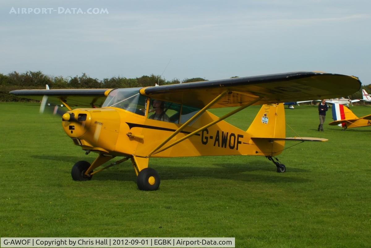 G-AWOF, 1948 Piper PA-17 Vagabond C/N 15-227, at the LAA Rally 2012, Sywell