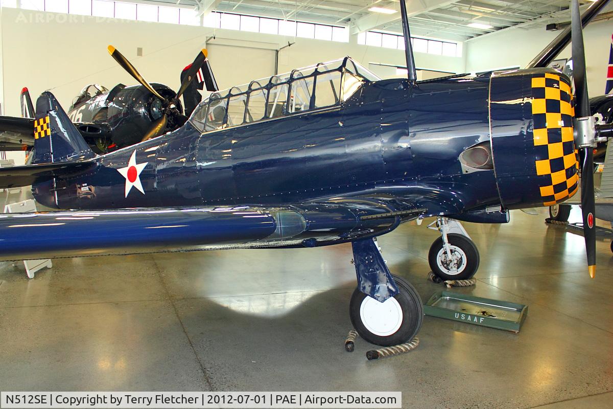 N512SE, 1958 North American AT-6A Texan C/N JS 88-9421, 1958 North American/victoria Mnt Lt AT-6A, c/n: JS 88-9421 ex Bu09906