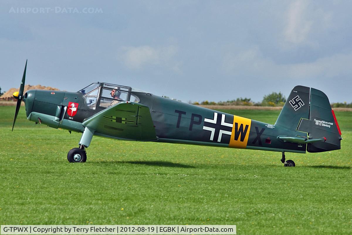 G-TPWX, 1966 Heliopolis Gomhouria Mk.6 (Bu-181) C/N 183, 1944 Bucker BU181C BESTMANN, 