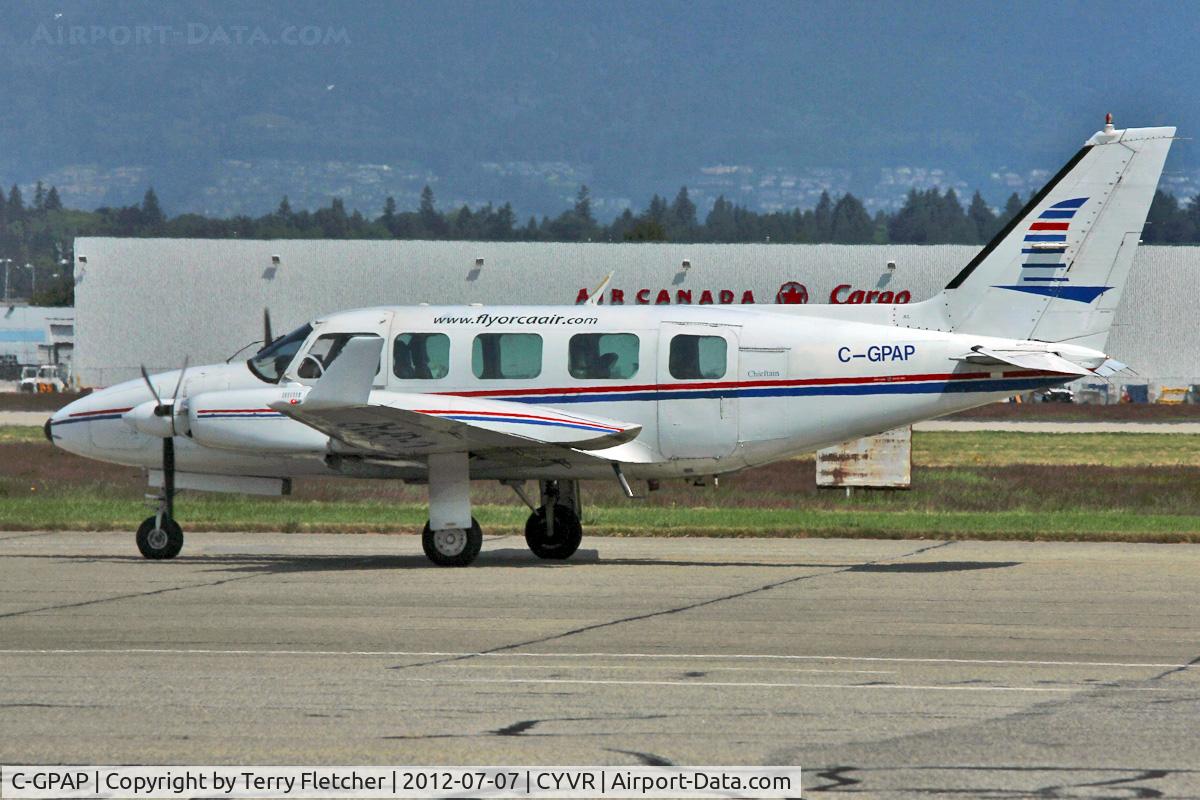 C-GPAP, 1981 Piper PA-31-350 Chieftain C/N 31-8152005, 1981 Piper PA-31-350, c/n: 31-8152005