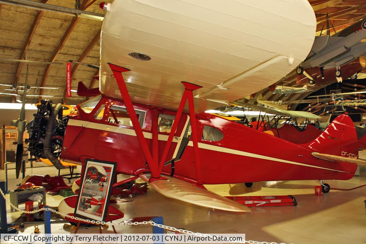 CF-CCW, 1937 Waco AQC-6 C/N 4646, 1937 Waco AQC-6, c/n: 4646 at Langley BC