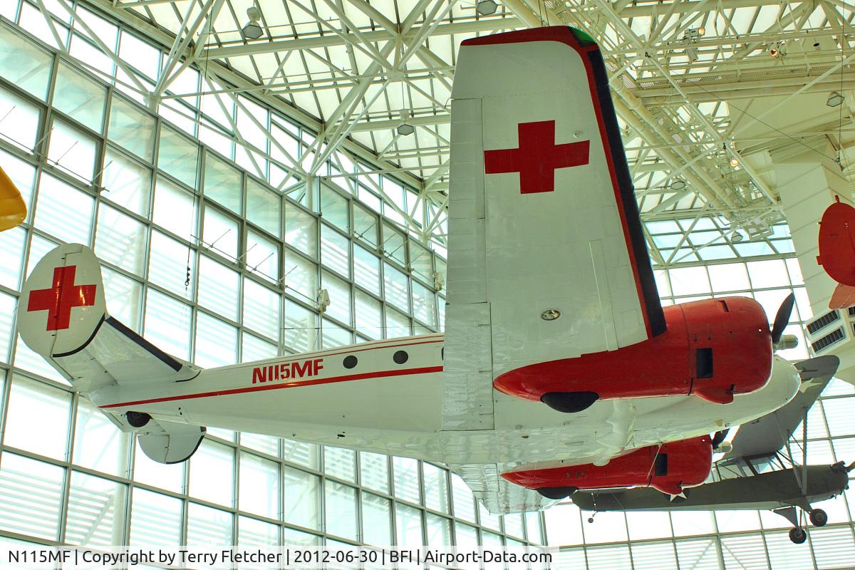 N115MF, 1951 Beech C-45H Expeditor C/N AF-253, Beech C-54G, c/n: AF-253 at Seattle Museum of Flight