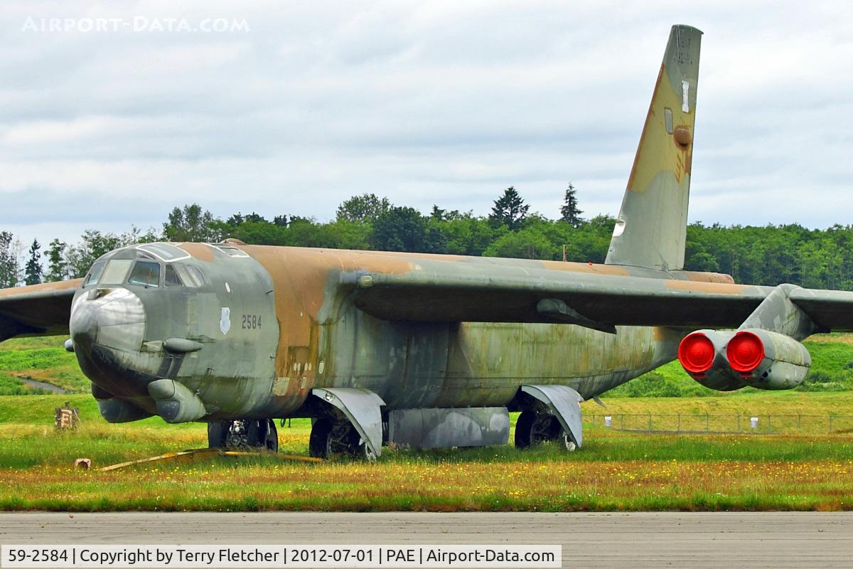 59-2584, 1959 Boeing B-52G Stratofortress C/N 464347, Boeing B-52G Stratofortress, c/n: 464347 at Paine Field awaiting restoration