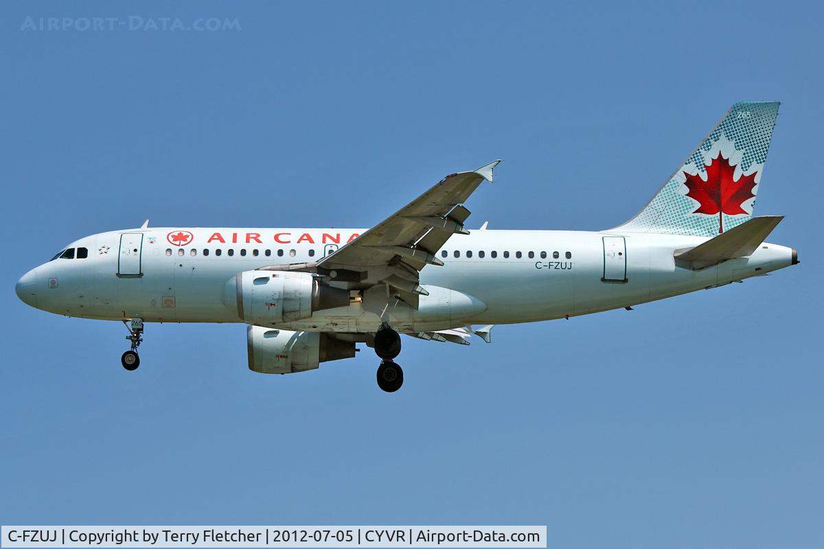 C-FZUJ, 1997 Airbus A319-114 C/N 719, 1997 Airbus A319-114, c/n: 719