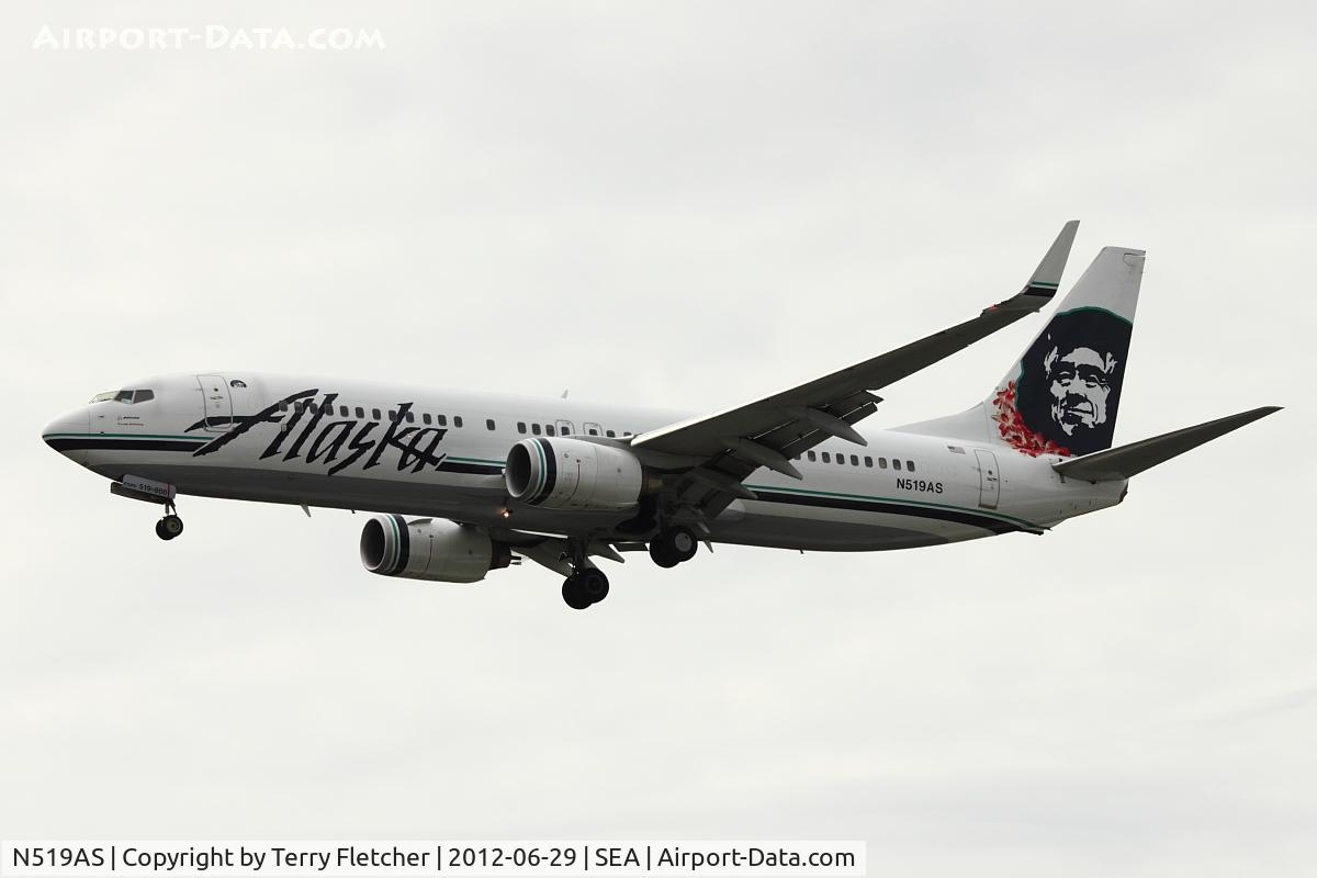 N519AS, 2009 Boeing 737-890 C/N 36482, Boeing 737-890, c/n: 36482 at SeaTac
