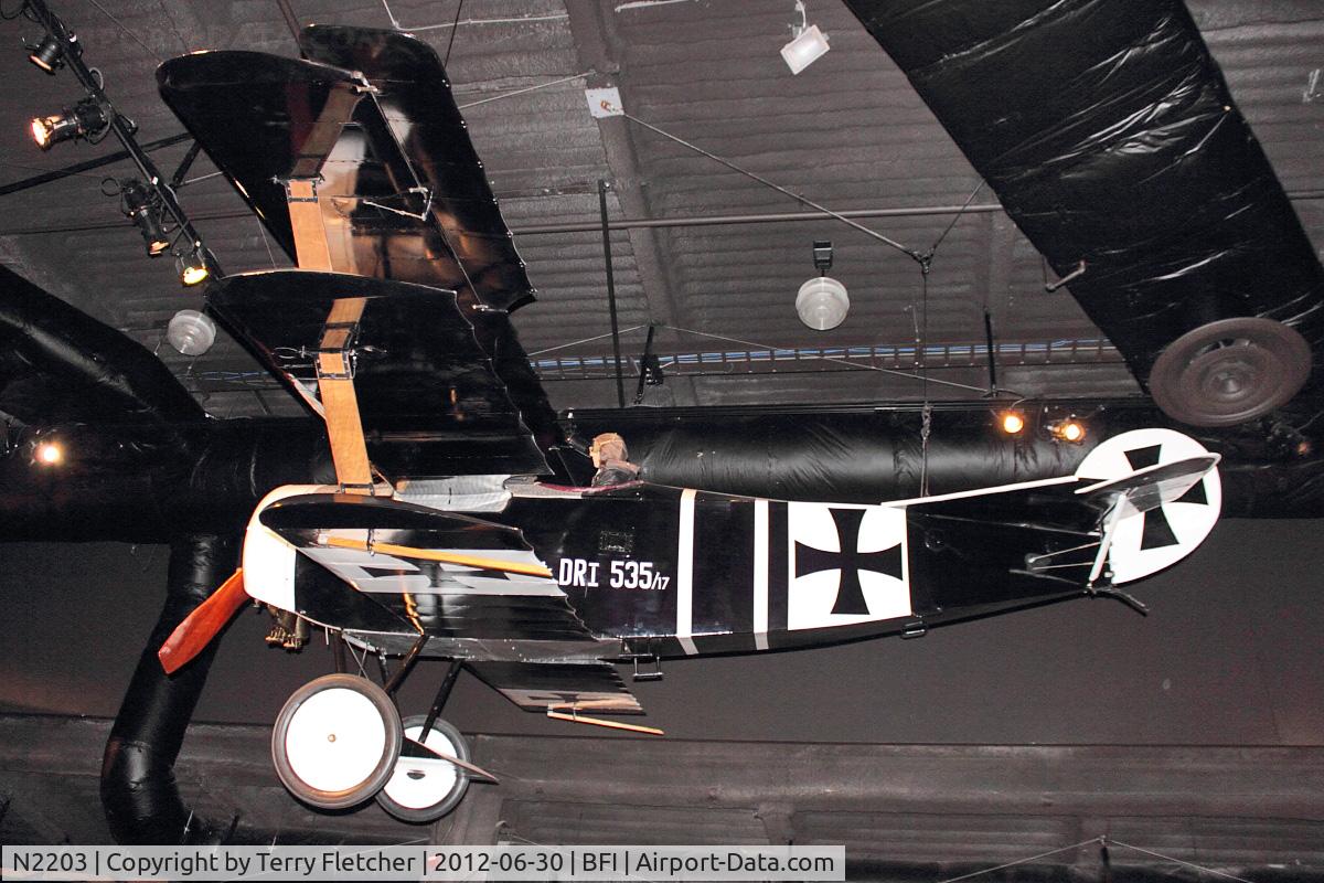 N2203, 1972 Fokker OR-1 C/N 535/17, 1972 Coughlin FOKKER OR-1, c/n: 535/17 in Seattle Museum of Flight