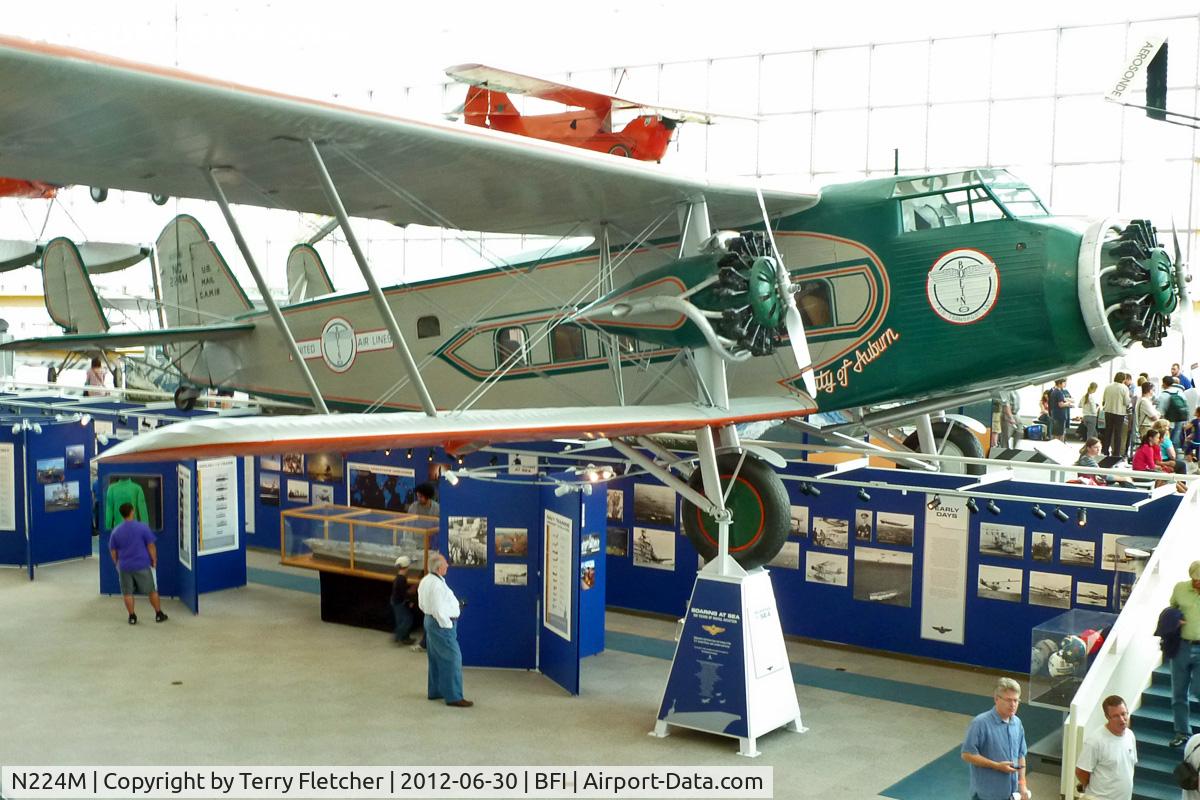 N224M, 1929 Boeing 80A-1 C/N 1082, Boeing 80A-1, c/n: 1082 in Seattle Museum of Flight