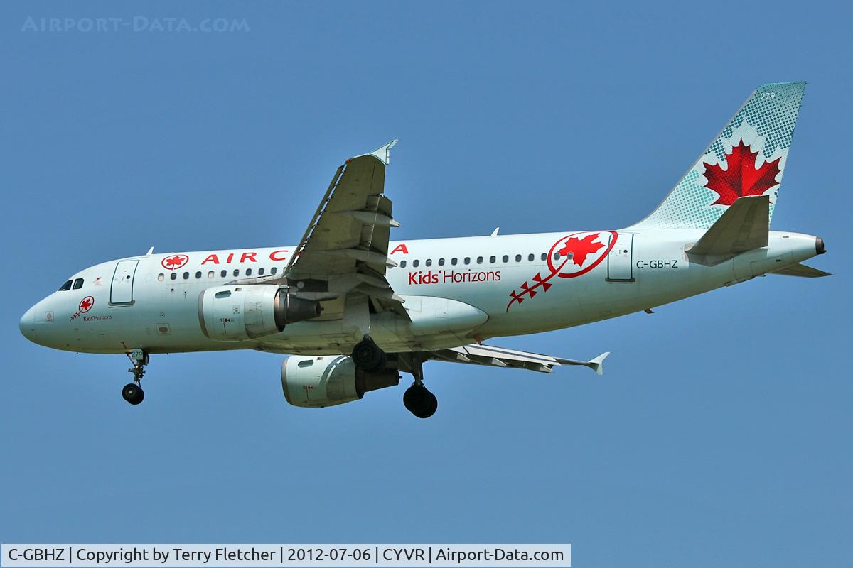 C-GBHZ, 1998 Airbus A319-114 C/N 813, 1998 Airbus A319-114, c/n: 813