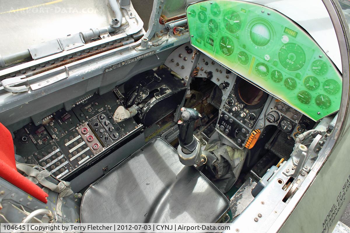 104645, Lockheed CF-104D Starfighter C/N 583A-5315, Cab of Lockheed CF-104D Starfighter, c/n: 583A-5315