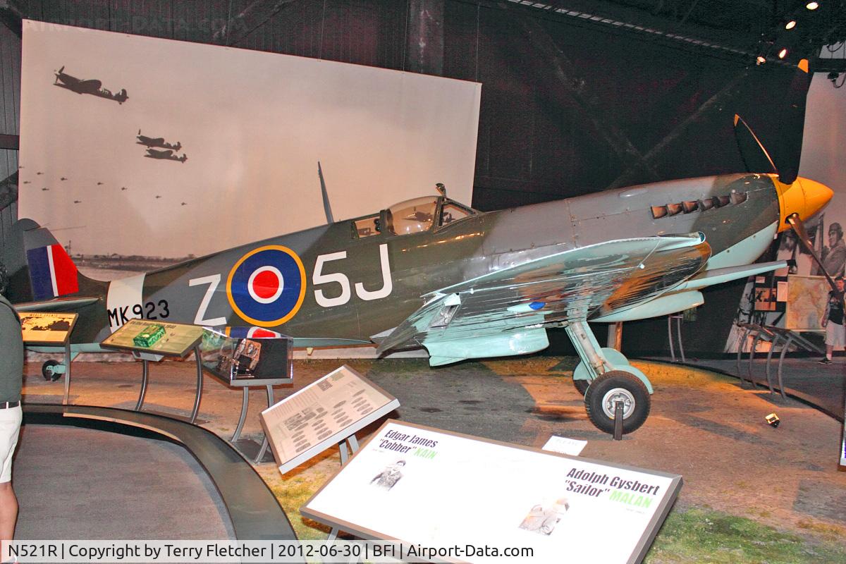 N521R, 1943 Supermarine 361 Spitfire LF.IXc C/N CBAF.IX.1886, 1943 Vickers SPITFIRE MARK IX, c/n: CBAF-1X-1886 in Seattle Museum of Flight