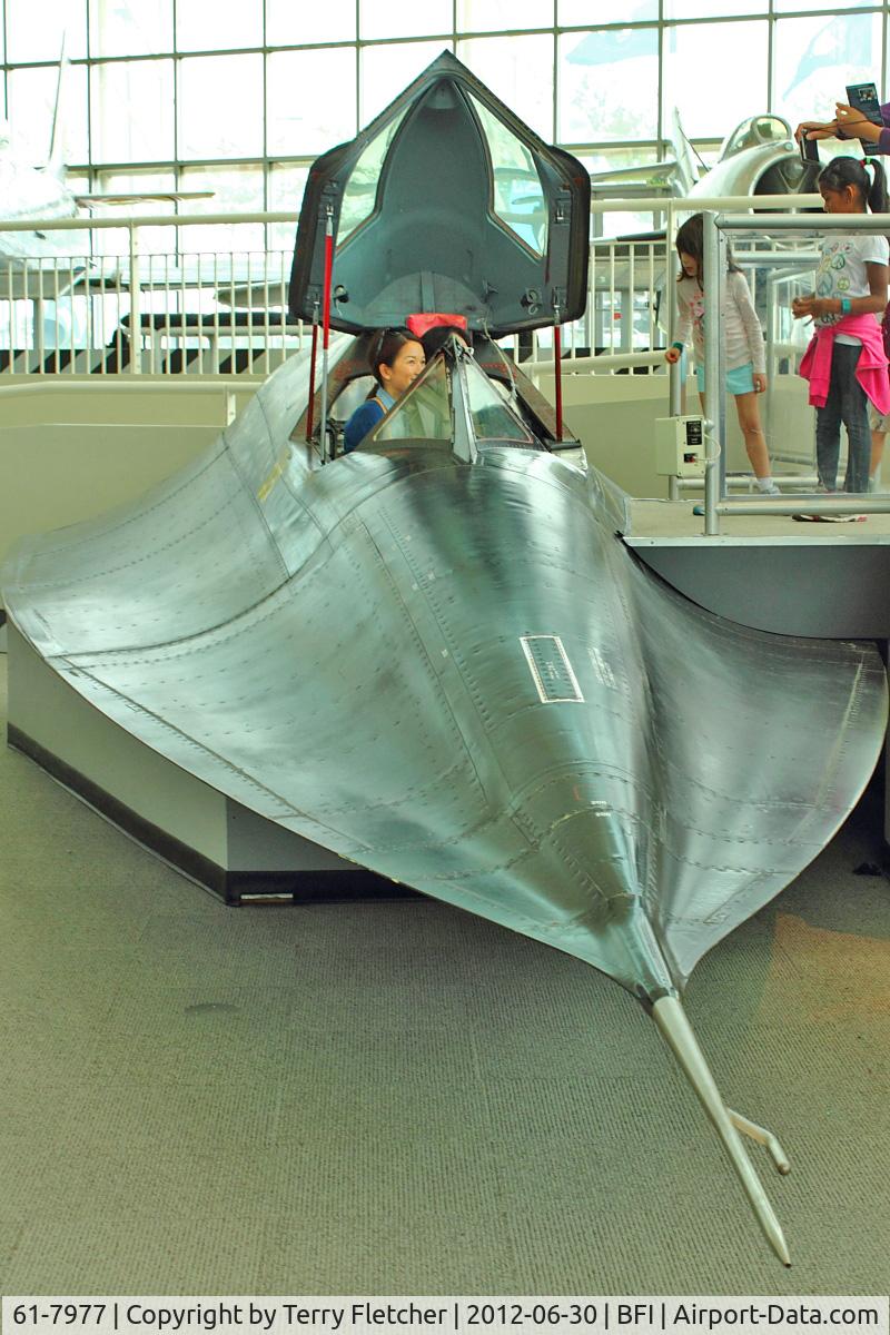 61-7977, 1961 Lockheed SR-71A Blackbird C/N 2028, Cockpit of 1961 Lockheed SR-71A Blackbird, c/n: 2028 at Seattle Museum of Flight