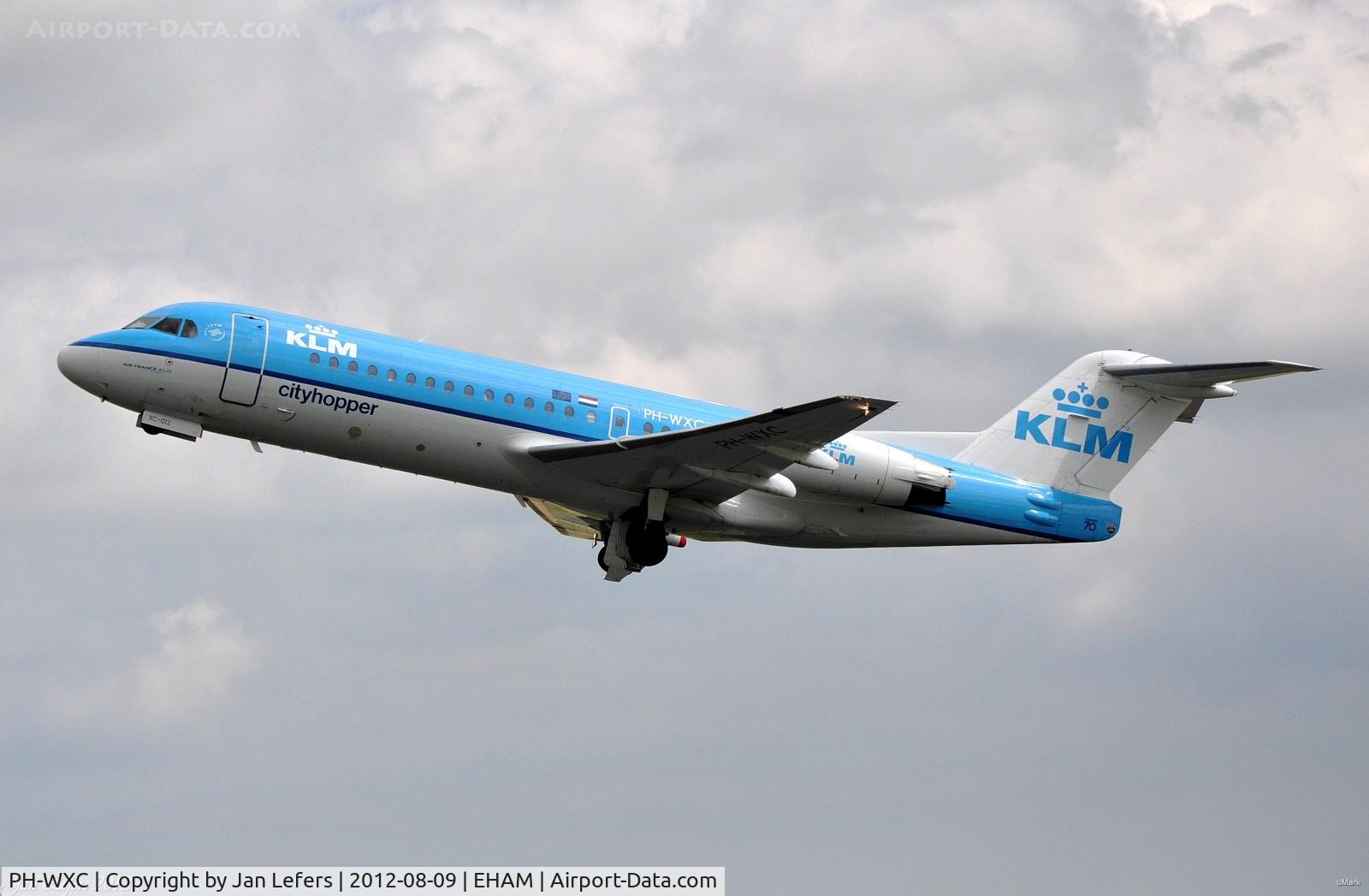PH-WXC, 1996 Fokker 70 (F-28-0070) C/N 11574, KLM Fokker 70