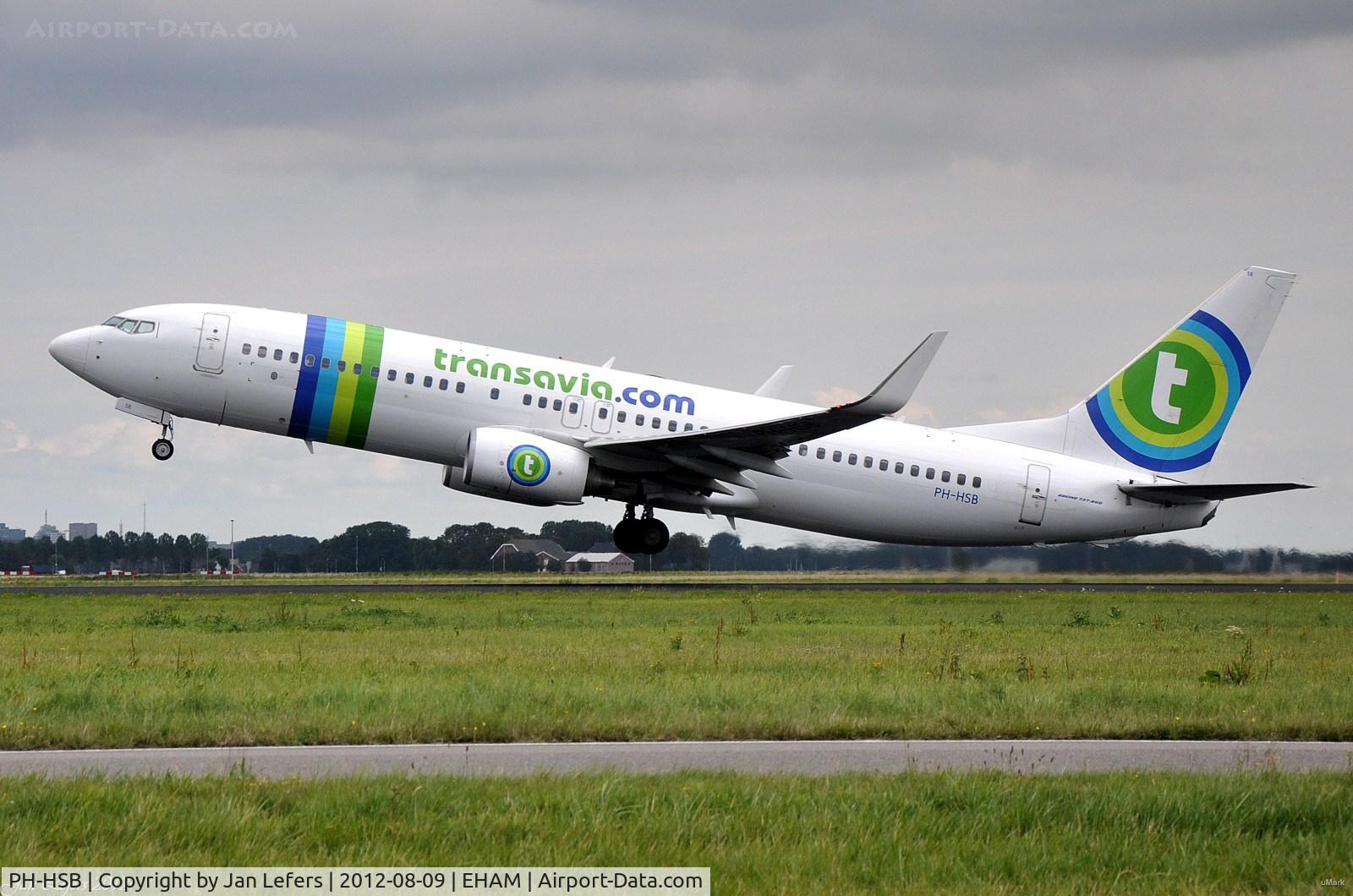 PH-HSB, 2010 Boeing 737-8K2 C/N 34172, Transavia