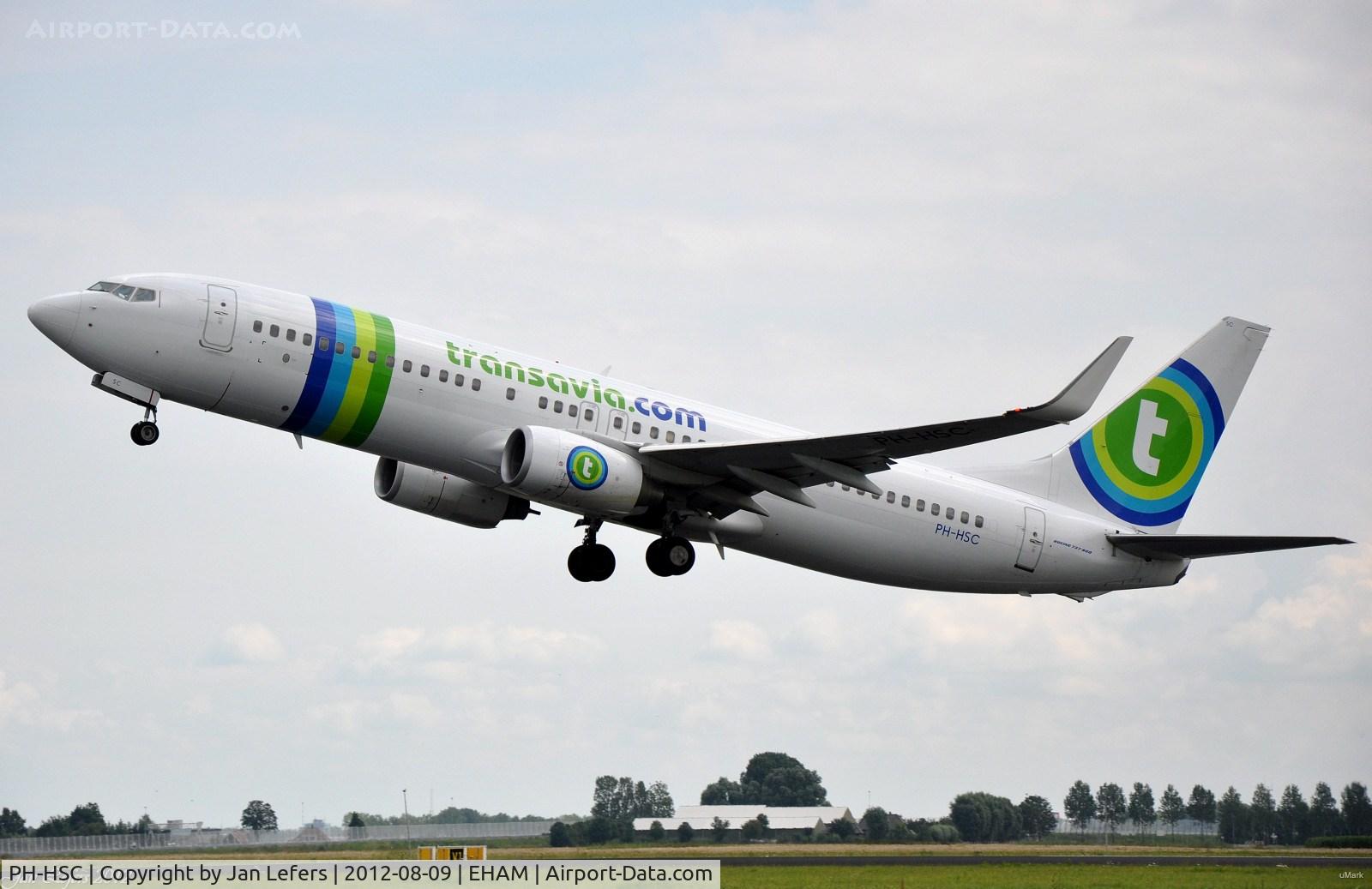 PH-HSC, 2010 Boeing 737-8K2 C/N 34173, Transavia