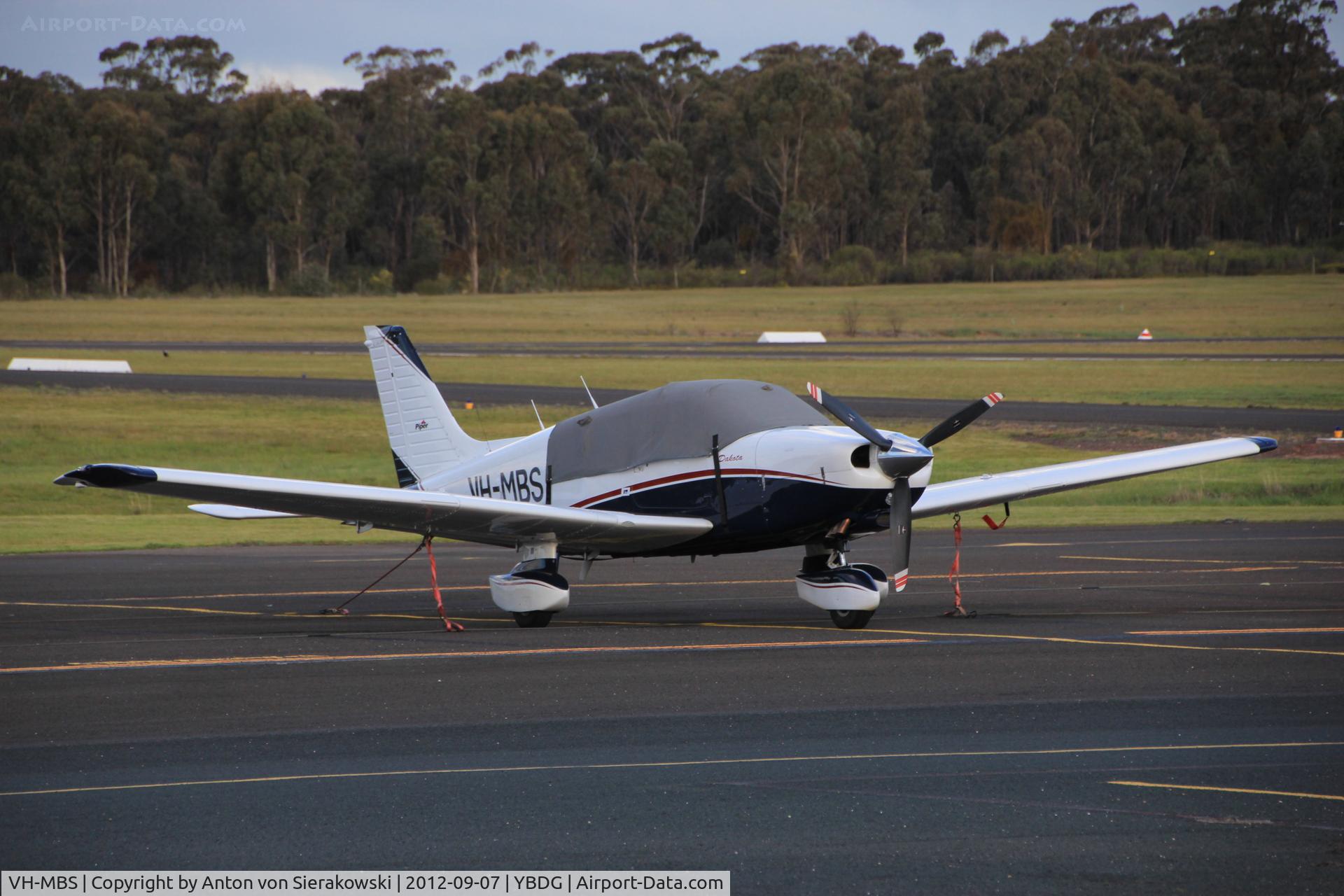 VH-MBS, 1979 Piper PA-28-236 Dakota C/N 28-7911213, VH-MBS @ YBDG Bendigo, Vic, Au Piper Dakota