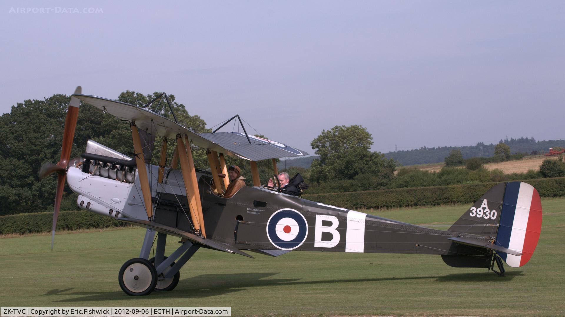 ZK-TVC, 2012 Royal Aircraft Factory RE-8 Replica C/N 0002, 1. ZK-TVC (in IX Sqn. colours) at The Shuttleworth Collection.