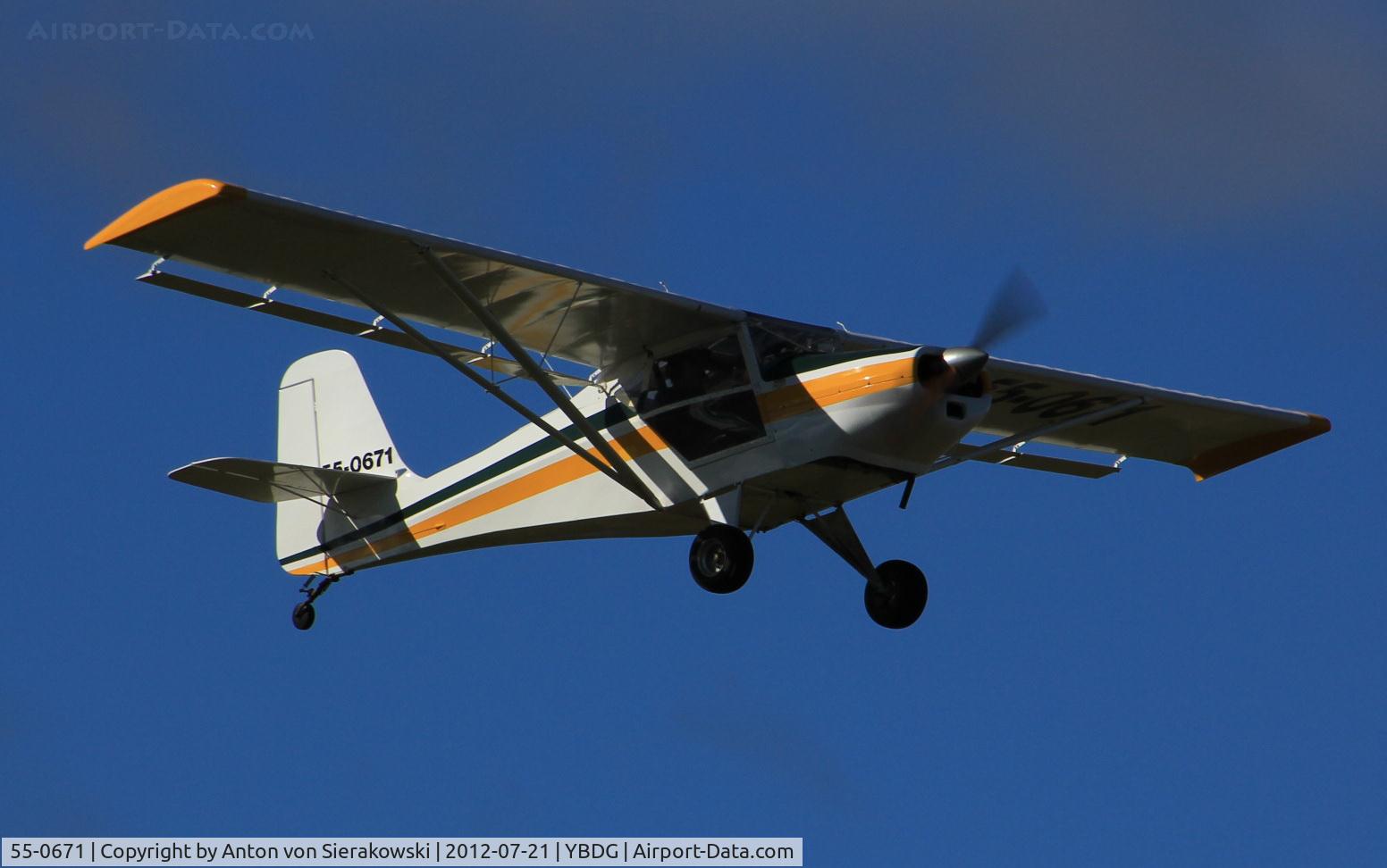 55-0671, Skyfox CA-22 Gazelle C/N CA22001, 55-0671 @ YBDG Bendigo, Vic, au.