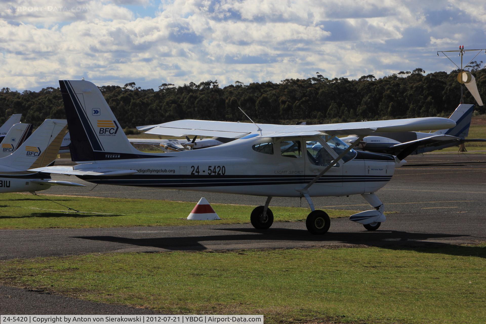 24-5420, Tecnam P-92 Echo C/N Not found 24-5420, 24-5420 @ YBDG Bendigo, Vic, au.