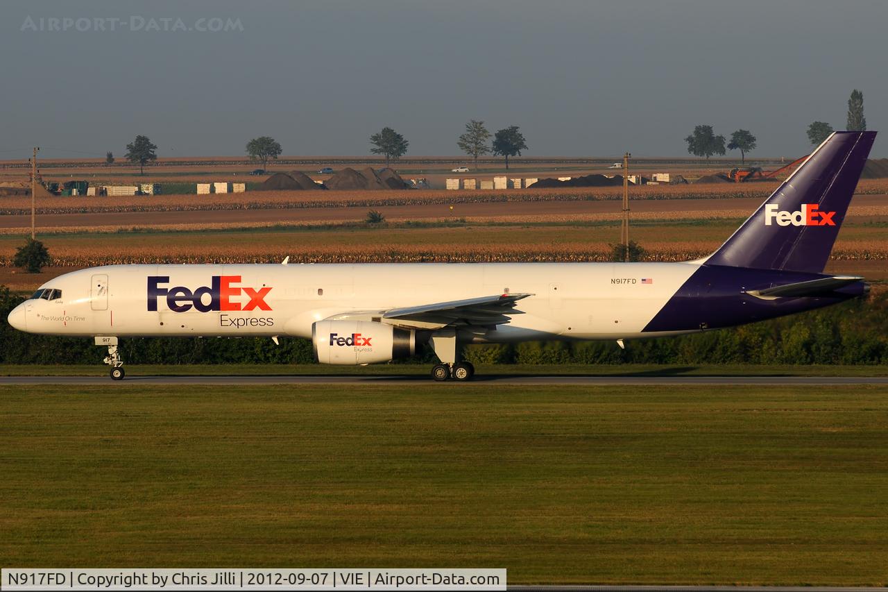N917FD, 1989 Boeing 757-23A C/N 24291, FedEx Express