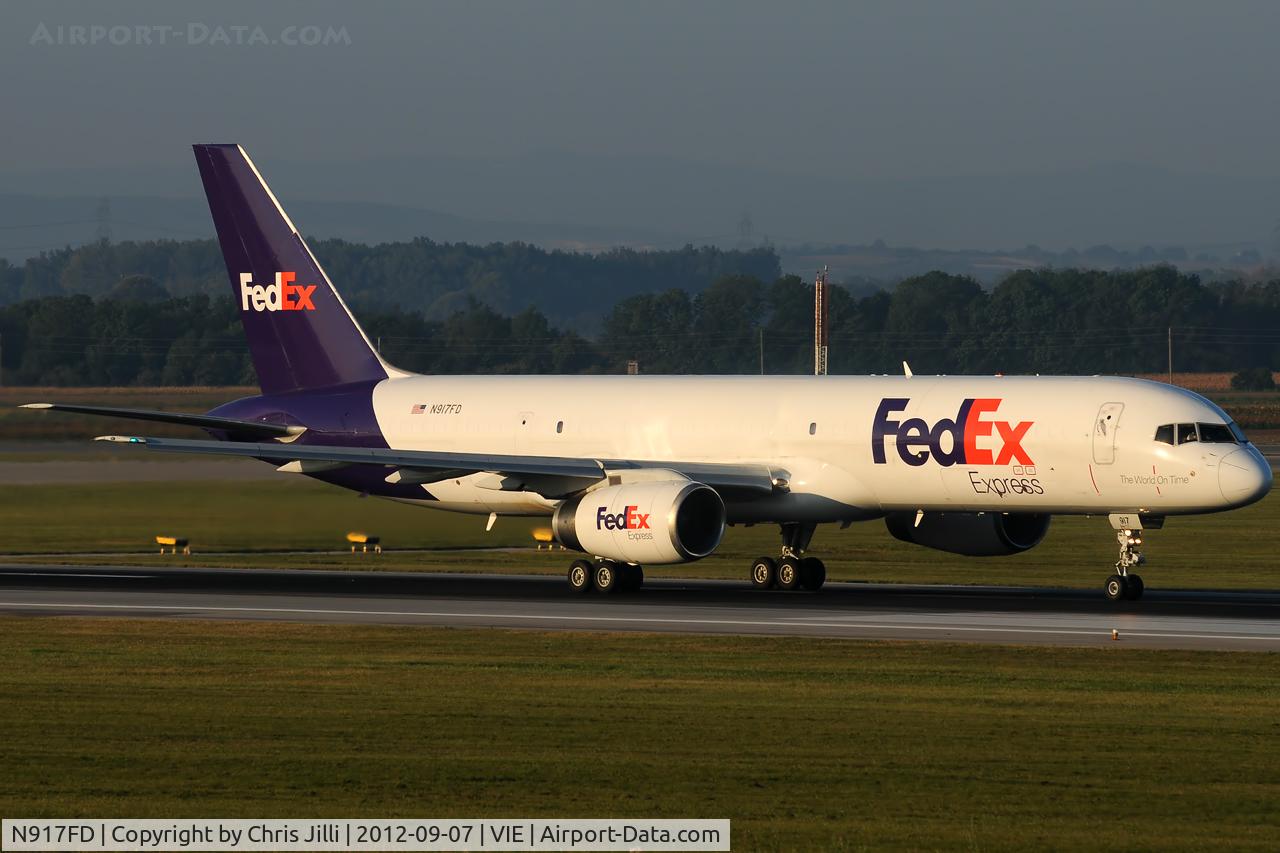 N917FD, 1989 Boeing 757-23A C/N 24291, FedEx Express