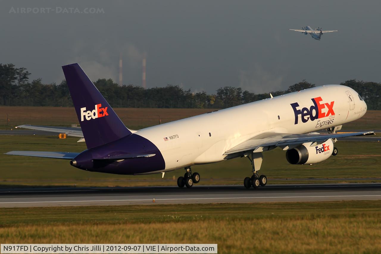 N917FD, 1989 Boeing 757-23A C/N 24291, FedEx Express