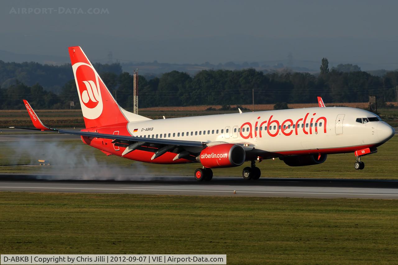 D-ABKB, 2008 Boeing 737-86J C/N 37740, Air Berlin