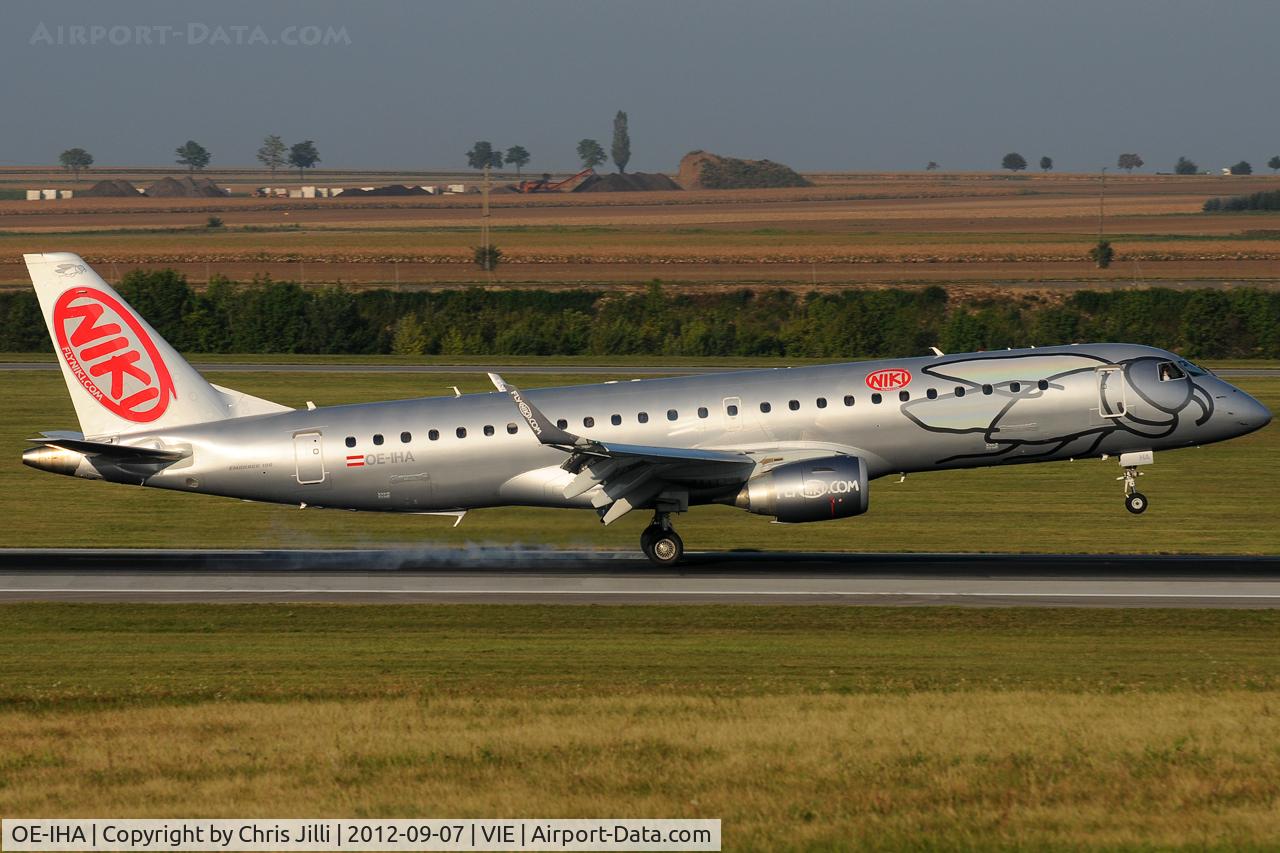 OE-IHA, 2009 Embraer 190LR (ERJ-190-100LR) C/N 19000285, NIKI