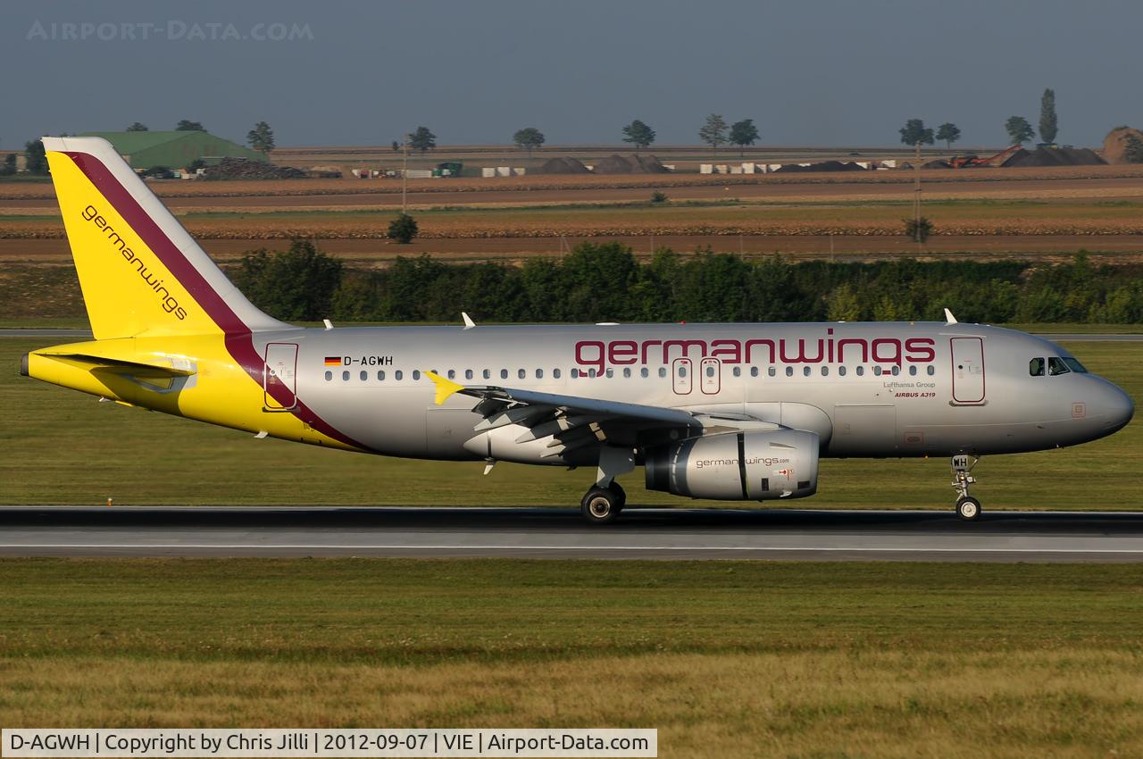 D-AGWH, 2007 Airbus A319-132 C/N 3352, germanwings