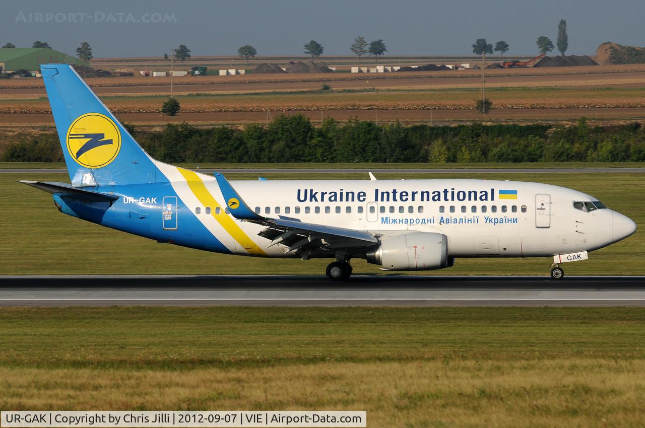 UR-GAK, 1992 Boeing 737-5Y0 C/N 26075, Ukraine International