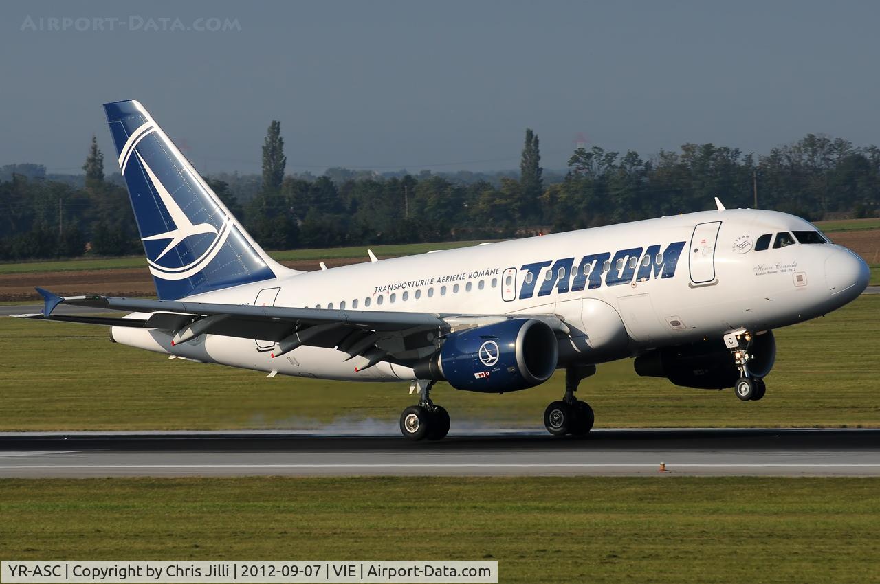 YR-ASC, 2007 Airbus A318-121 C/N 3220, TAROM
