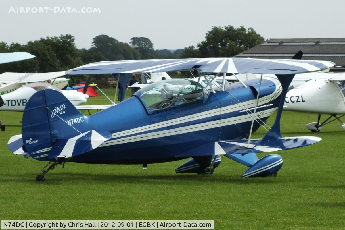 N74DC, 1980 Aerotek Pitts S-2A Special C/N 2228, at the LAA Rally 2012, Sywell