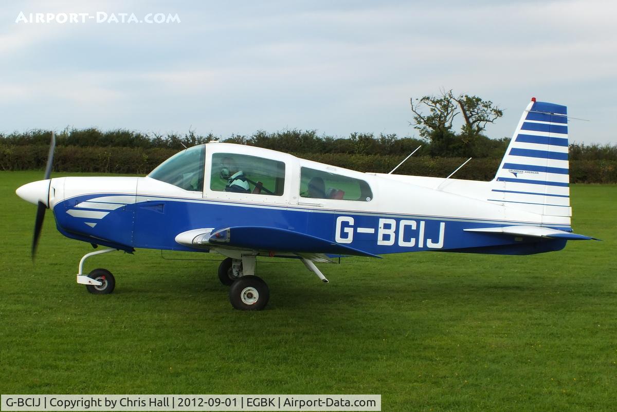 G-BCIJ, 1974 Grumman American AA-5 Traveler C/N AA5-0603, at the LAA Rally 2012, Sywell