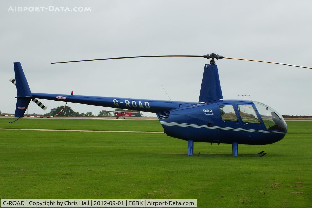 G-ROAD, 2007 Robinson R44 II C/N 11589, at the LAA Rally 2012, Sywell