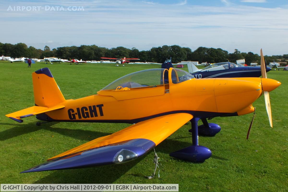 G-IGHT, 2010 Vans RV-8 C/N PFA 303-14520, at the LAA Rally 2012, Sywell