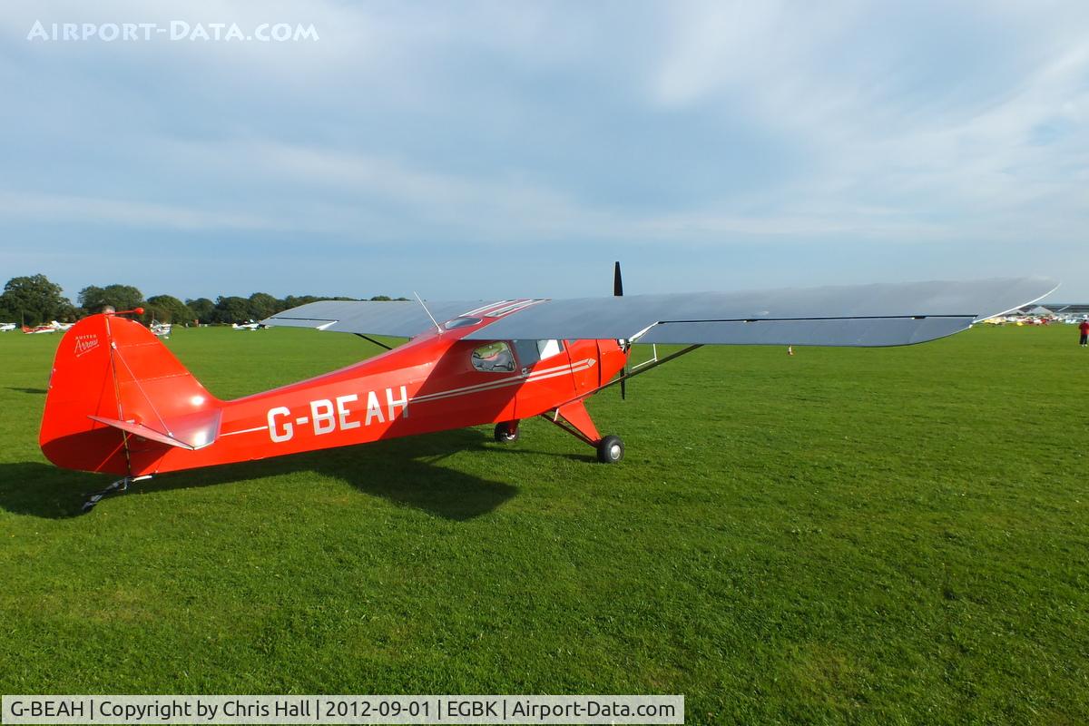 G-BEAH, 1946 Auster J-2 Arrow C/N 2366, at the LAA Rally 2012, Sywell